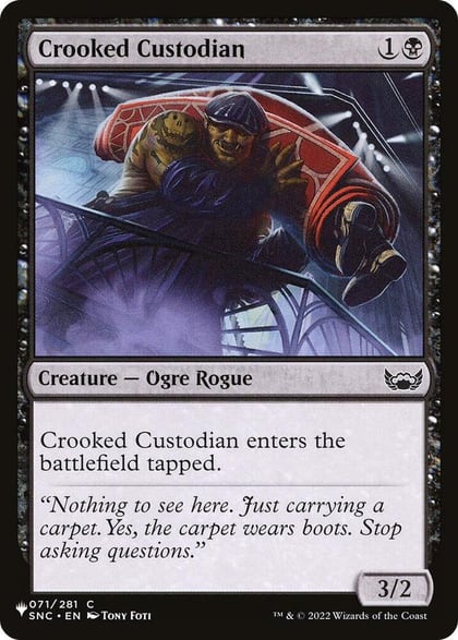 Crooked Custodian, The List Reprints 71
