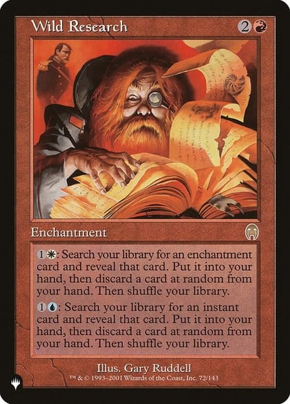 Wild Research, The List Reprints 72/143