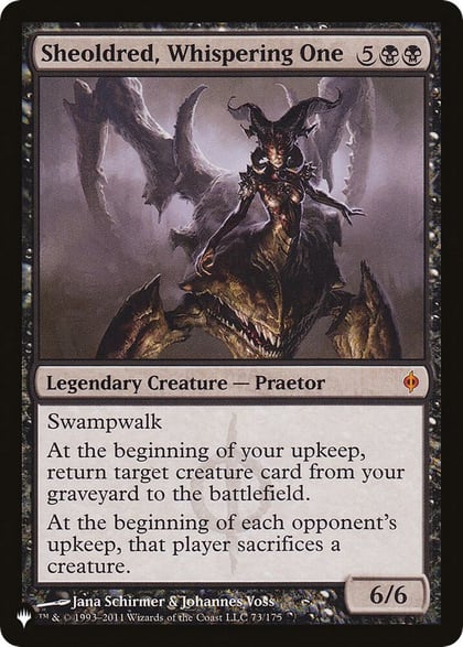 Sheoldred, Whispering One, The List Reprints 73/175