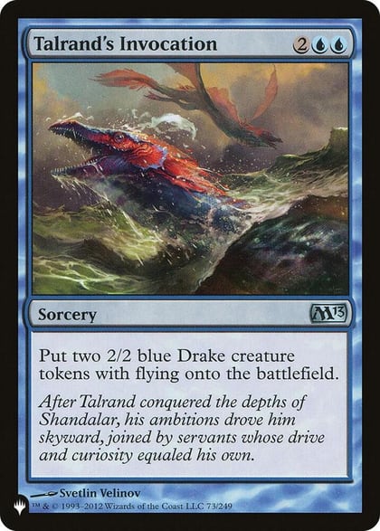 Talrand's Invocation, The List Reprints 73/249