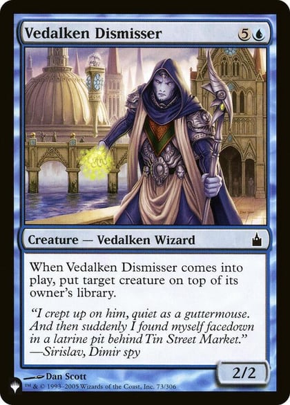 Vedalken Dismisser, The List Reprints 73/306