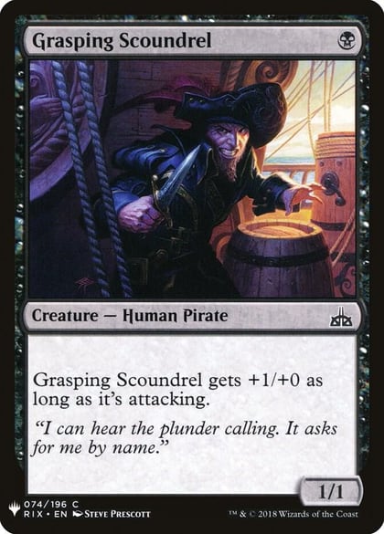Grasping Scoundrel, The List Reprints 74