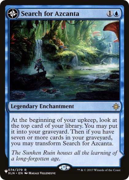Search for Azcanta, The List Reprints 74