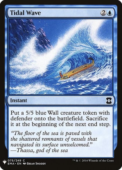 Tidal Wave, The List Reprints 75