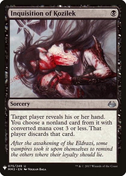 Inquisition of Kozilek, The List Reprints 75