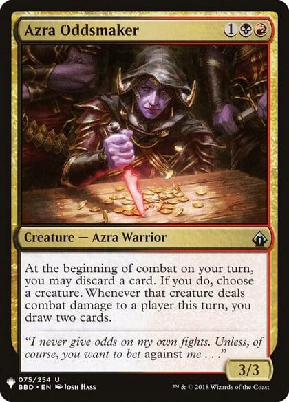Azra Oddsmaker, The List Reprints 75