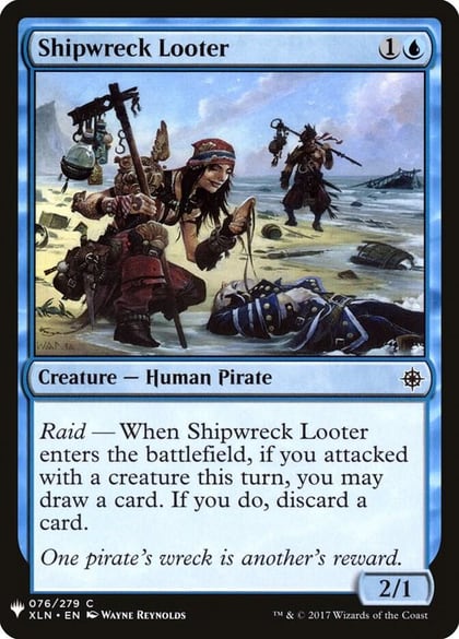 Shipwreck Looter, The List Reprints 76