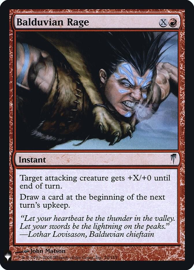 Balduvian Rage, The List Reprints 76