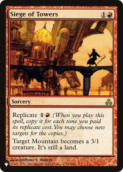 Siege of Towers, The List Reprints 76/165