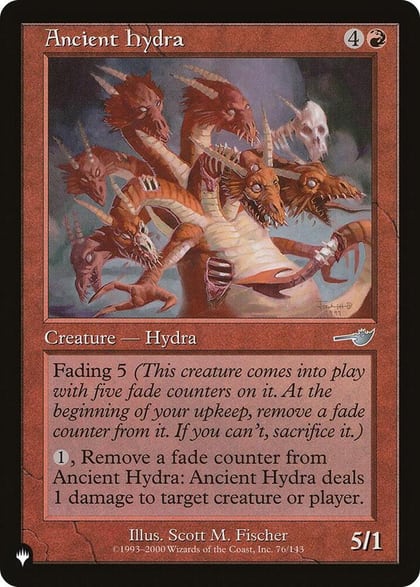 Ancient Hydra, The List Reprints 76/143