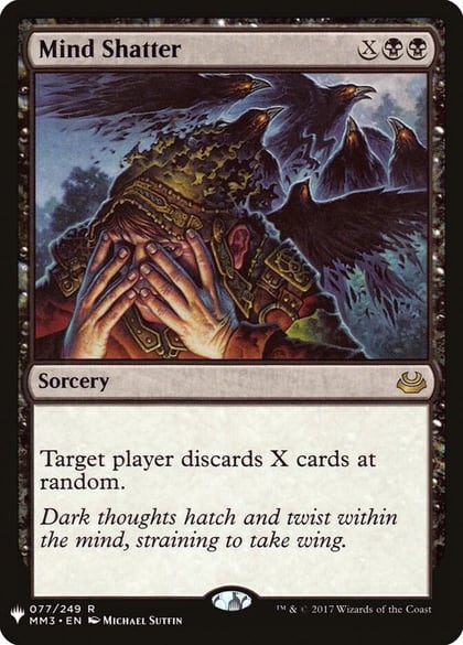 Mind Shatter, The List Reprints 77