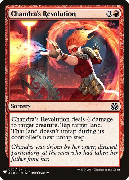 Chandra's Revolution, The List Reprints 77