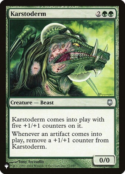 Karstoderm, The List Reprints 77/165