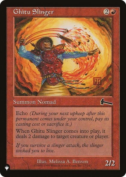 Ghitu Slinger, The List Reprints 77/143