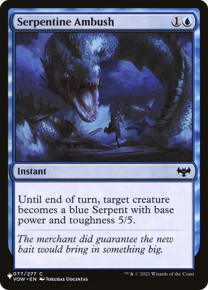 Serpentine Ambush, The List Reprints 77