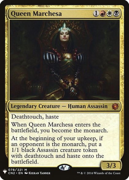 Queen Marchesa, The List Reprints 78