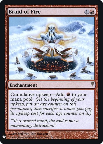 Braid of Fire, The List Reprints 78