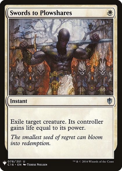 Swords to Plowshares (C16), The List Reprints 78