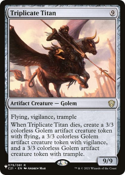 Triplicate Titan, The List Reprints 79