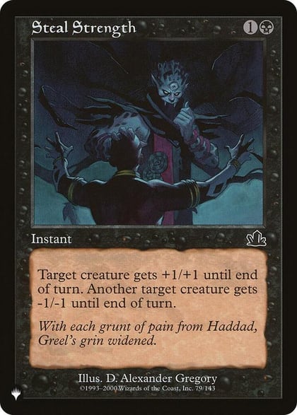 Steal Strength, The List Reprints 79/143