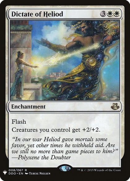 Dictate of Heliod, The List Reprints 8