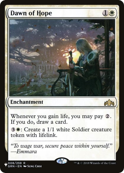 Dawn of Hope, The List Reprints 8