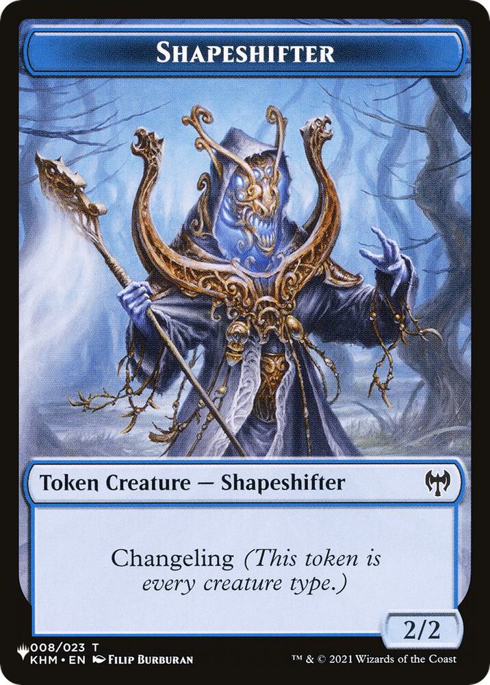 Shapeshifter // Rat Double-Sided Token, The List Reprints 8 // 3