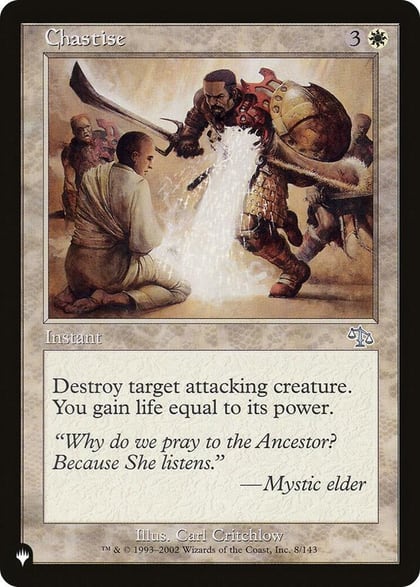 Chastise, The List Reprints 8/143