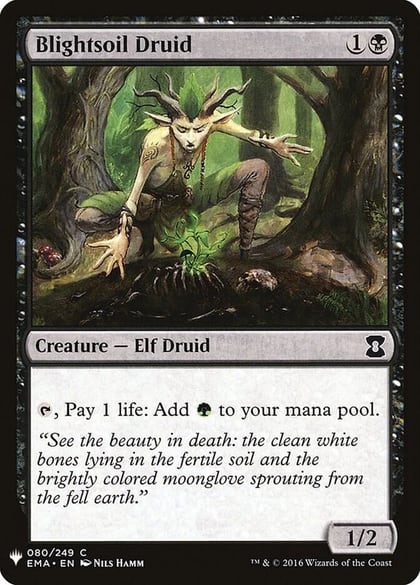 Blightsoil Druid, The List Reprints 80