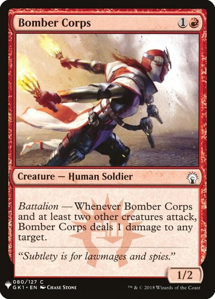 Bomber Corps, The List Reprints 80