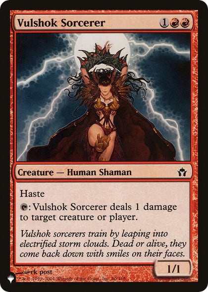 Vulshok Sorcerer, The List Reprints 80/165