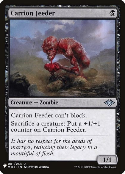 Carrion Feeder, The List Reprints 81
