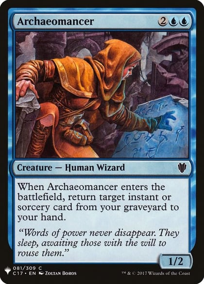 Archaeomancer, The List Reprints 81
