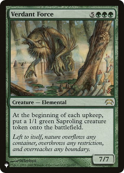 Verdant Force, The List Reprints 81/169