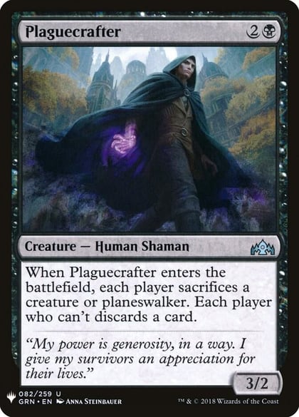 Plaguecrafter, The List Reprints 82