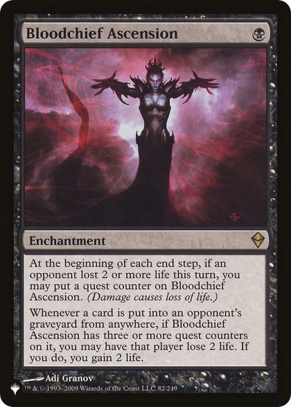 Bloodchief Ascension, The List Reprints 82/249