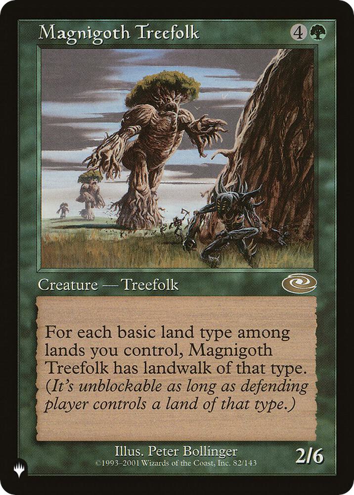 Magnigoth Treefolk, The List Reprints 82/143