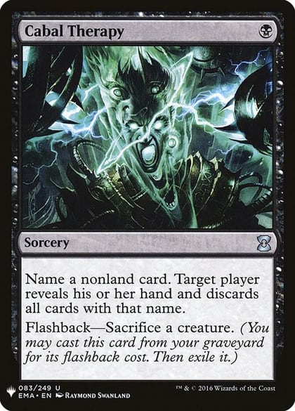 Cabal Therapy, The List Reprints 83