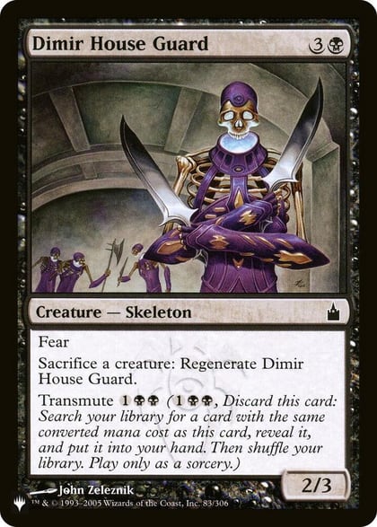 Dimir House Guard, The List Reprints 83/306