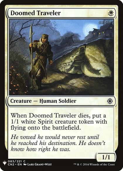 Doomed Traveler (CN2), The List Reprints 83