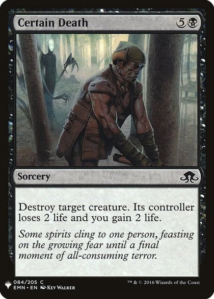 Certain Death, The List Reprints 84