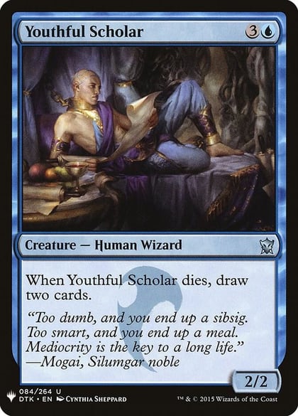 Youthful Scholar, The List Reprints 84