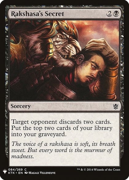 Rakshasa's Secret, The List Reprints 84