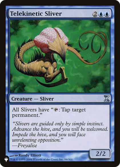 Telekinetic Sliver, The List Reprints 84/301