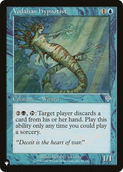Vodalian Hypnotist, The List Reprints 84/350