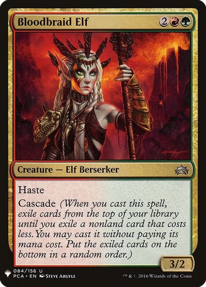 Bloodbraid Elf, The List Reprints 84