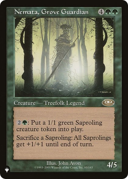 Nemata, Grove Guardian, The List Reprints 85/143