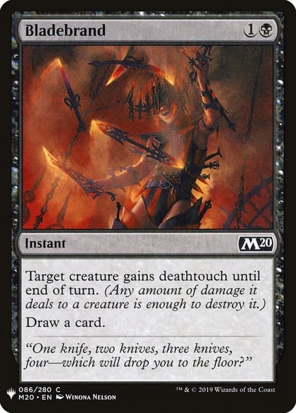 Bladebrand, The List Reprints 86