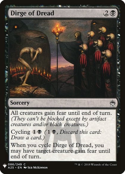 Dirge of Dread, The List Reprints 86