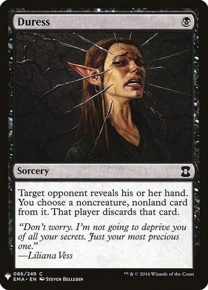 Duress, The List Reprints 86